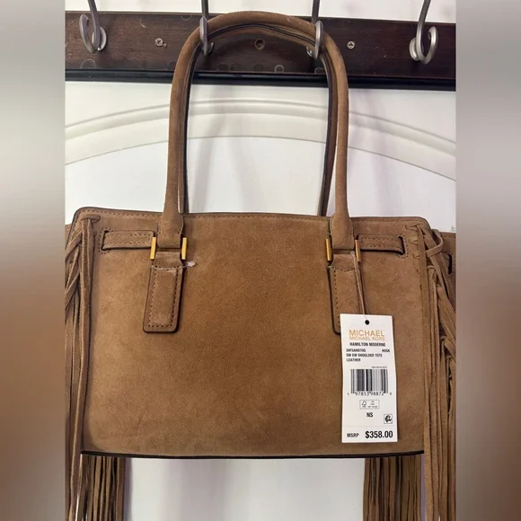 MICHAEL Michael Kors Hamilton Moderne Medium Leather East West Shoulder Tote - Picture 5 of 10